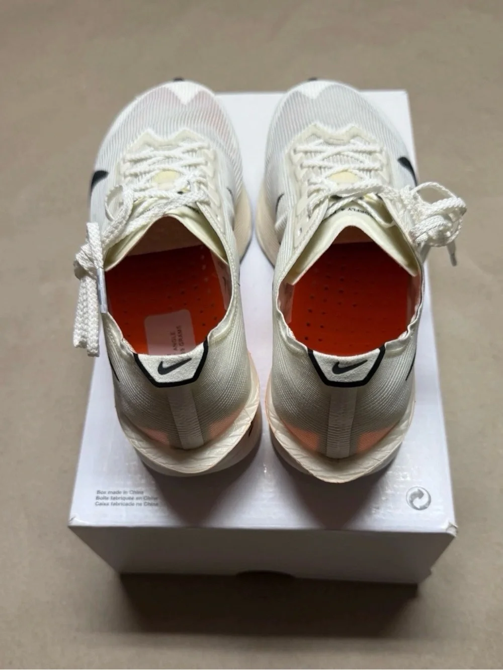 Nike Zoom X Vaporfly Next 4% Prototype men’s size 6.5 running shoes NEW!